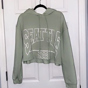 Sage green sweatshirt